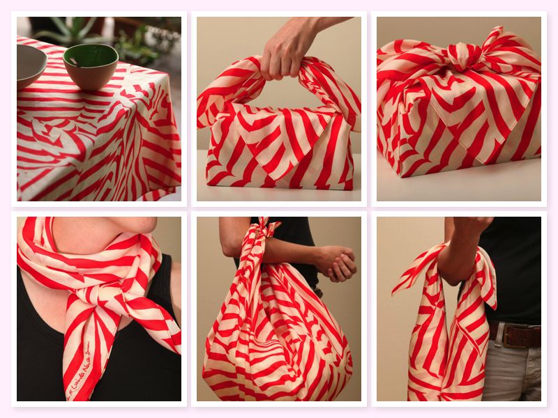 Biến hoá với Furoshiki Biến hoá với Furoshiki